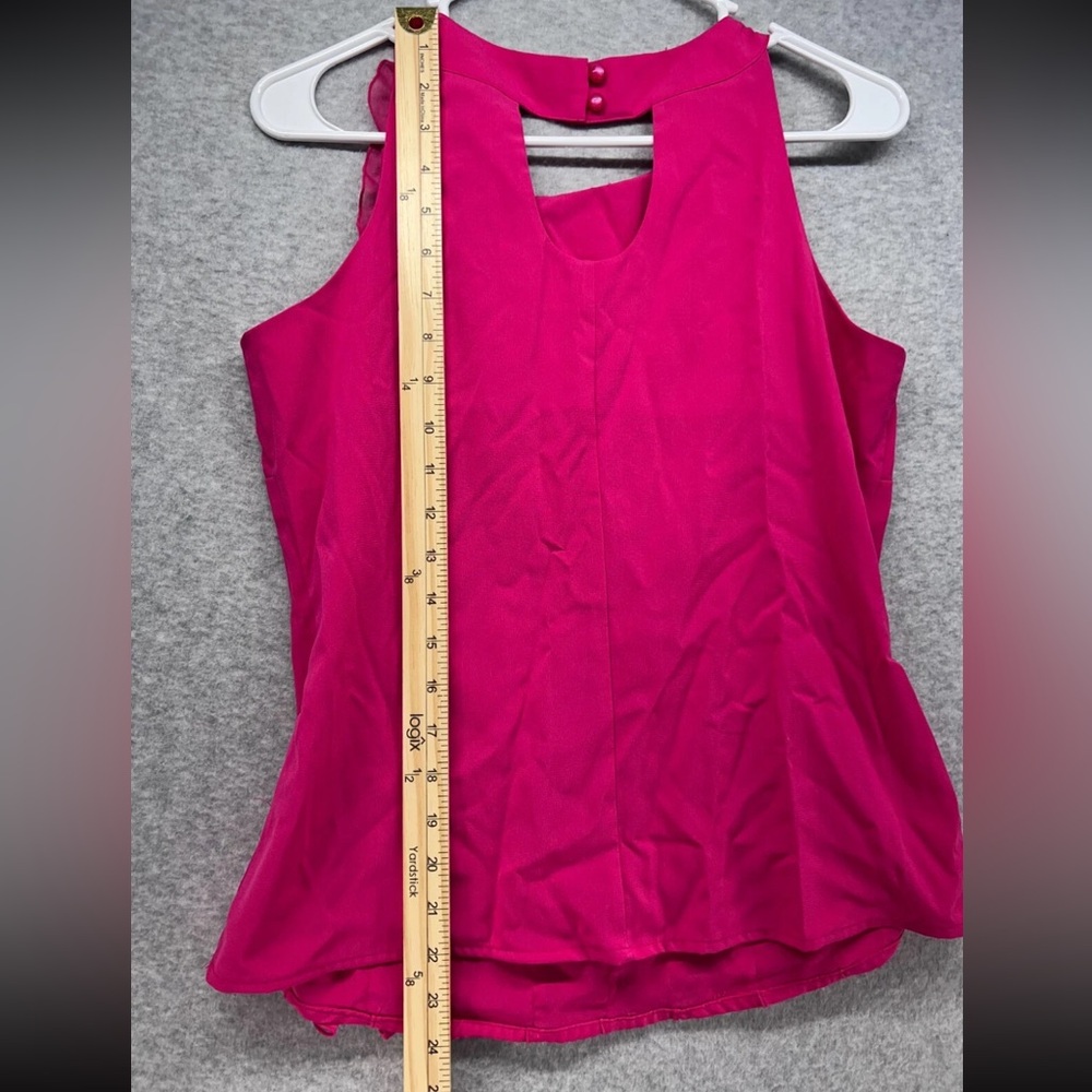 Cato Pink Ruffle Blouse - Picture 5 of 8